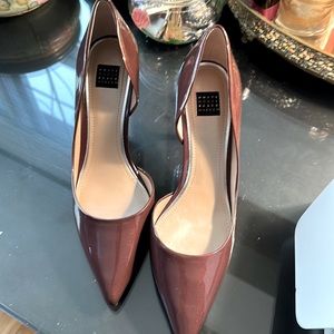 White House Black Market Deep Garnet Heels